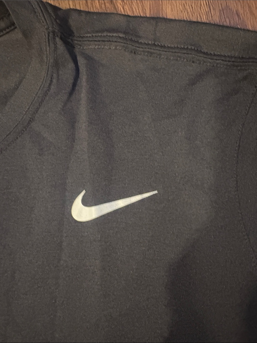 Nike Black Short Sleeve Dri-FIT Crew Tee - Picture 3 of 3